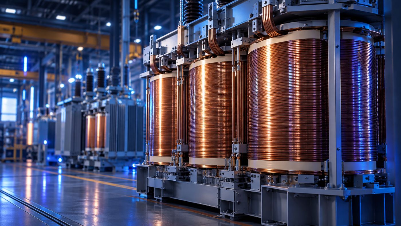 Planta de fabricación de transformadores eléctricos